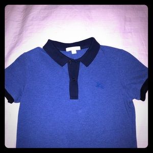 Burberry Colour Block Polo Shirt .